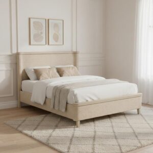 Queen Bed with Elegant Design & Spacious Comfort