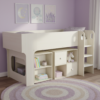 Single Bunk Bed with Desk for Smart Space Saving