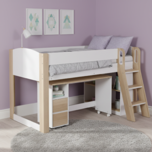 Single Bunk Bed for Space Saving & Kids Room Comfort
