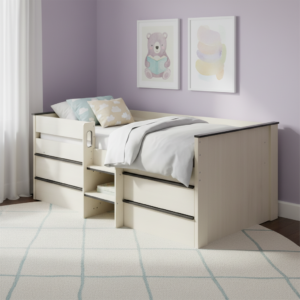 Kids Single Bed for Safe Sleep & Fun Bedroom Style