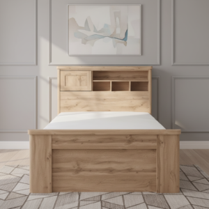 Comfortable Double Bed for Modern Bedroom Interiors