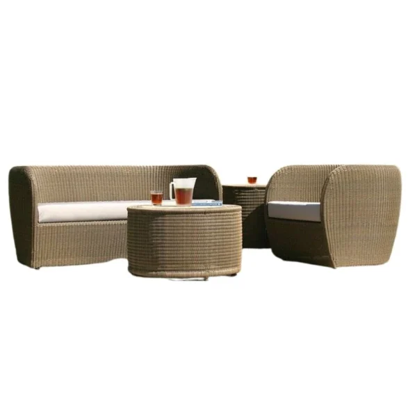 Coastal Comfort Rattan Lounge Set