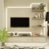 TV Light Wall Unit Dubai for Modern Luxury Interiors