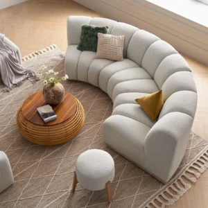 Round Sofa for Contemporary Comfort & Stylish Interiors