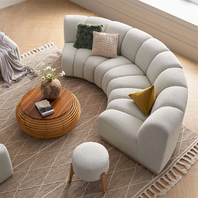 Round Sofa for Contemporary Comfort & Stylish Interiors